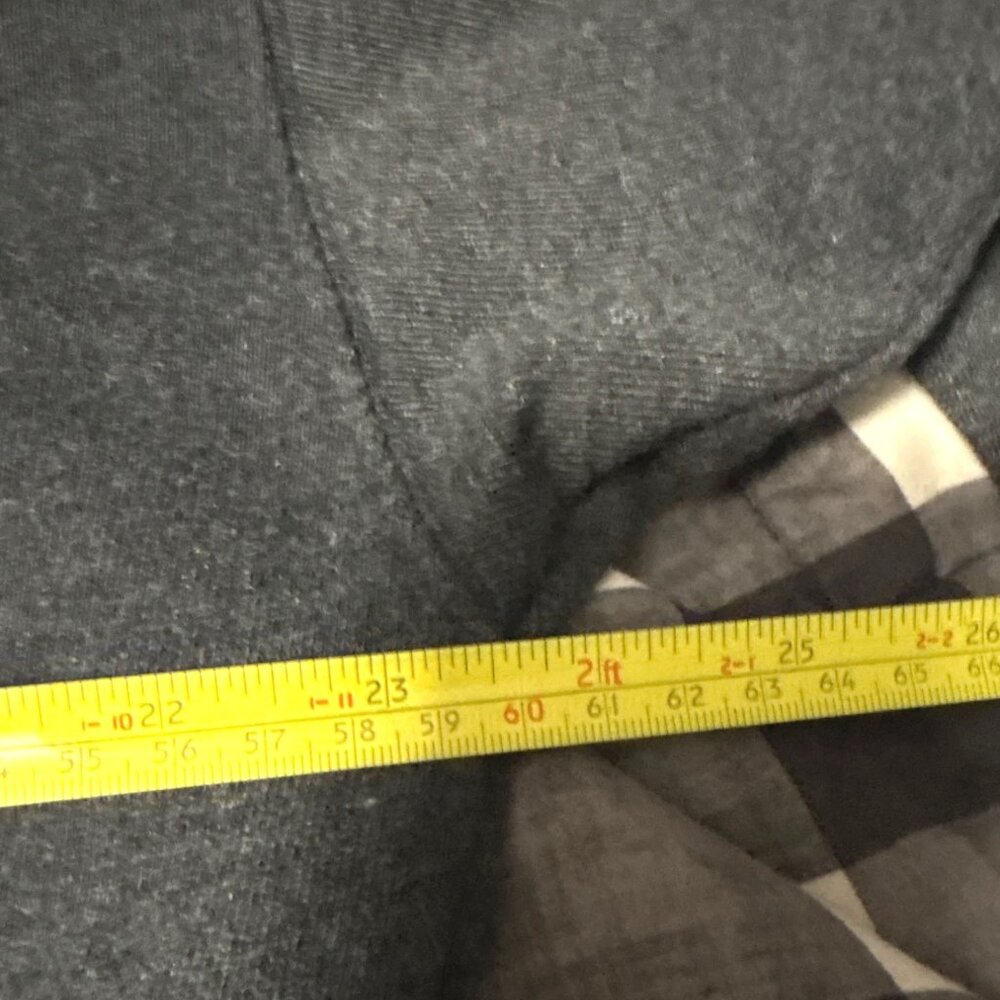 Aerie XS Sherpa-Lined Black Hoodie With Drawstrings & Kangaroo Pocket - Picture 5 of 6